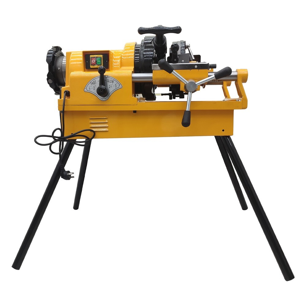 Electric Threading Cutter Pipe Cutting Threader Machine 1/2"-3" w/NPT/BSPT Dies
