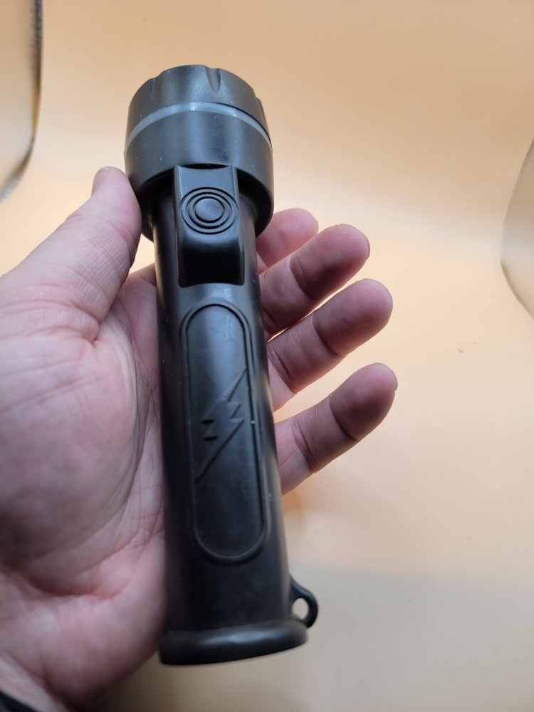 Black Flashlight Hiking Camping Outdoors