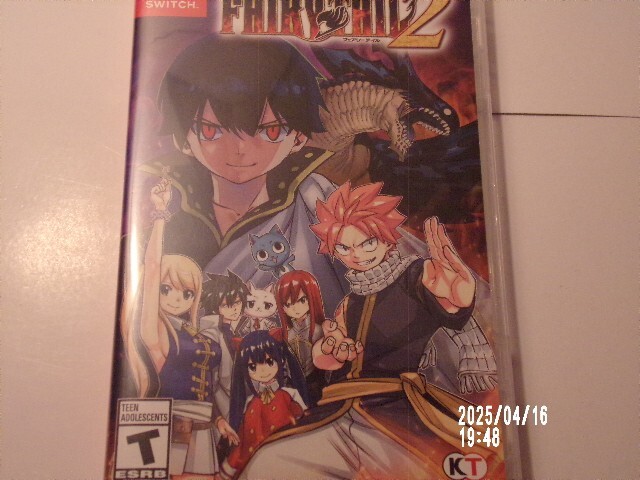 Fairy Tail 2 - Nintendo Switch / Case ONLY / No Game / Authentic USA / Fast Ship