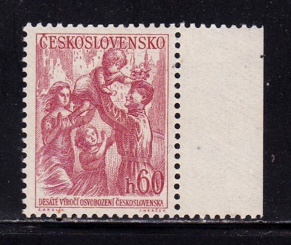 Czechoslovakia         613        MNH OG         selvage