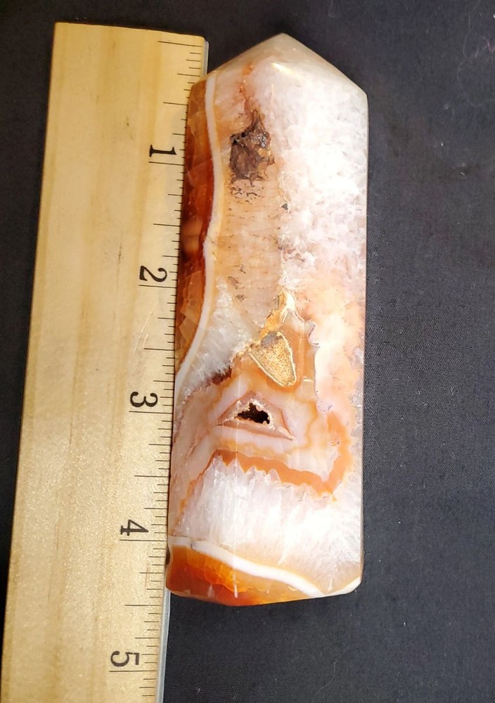 Druzy Carnelian Point Tower 4.5"