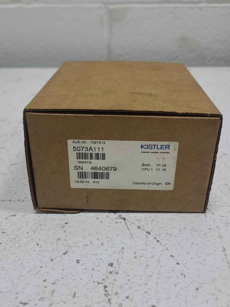 5073A111 Kistler 1-Channel Charge Amplifier With RS232 Interface.