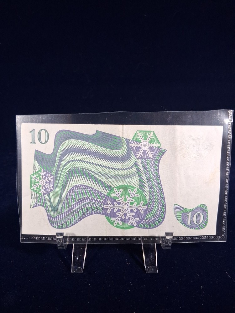 1977 SWEDISH 10 KRONE BANKNOTE