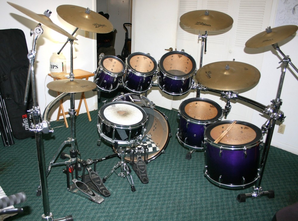 Pearl Masters Custom Extra Maple Shell Complete Drum Set