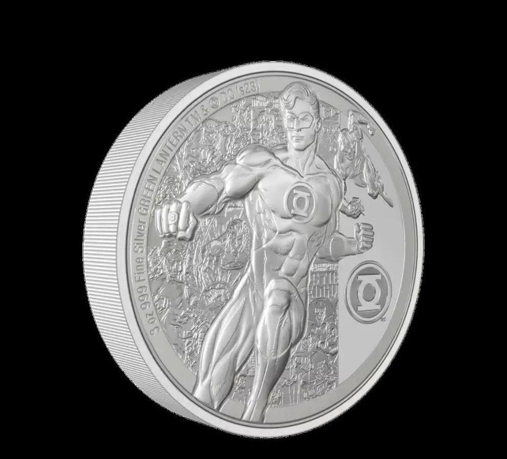 3oz Silver 2023 Green Lantern - DC Classics