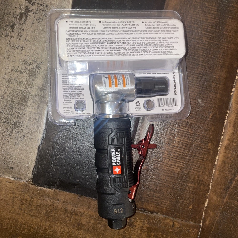 Porter Cable 1/4 in. Air tool Right-Angle Die Grinder