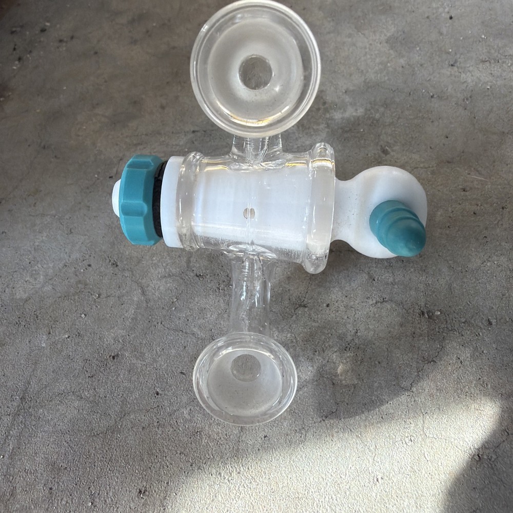 Lab Glass Vacuum Aspirator w/ Suction Cup & Float Valve Forensic Lab Pyrex Glass