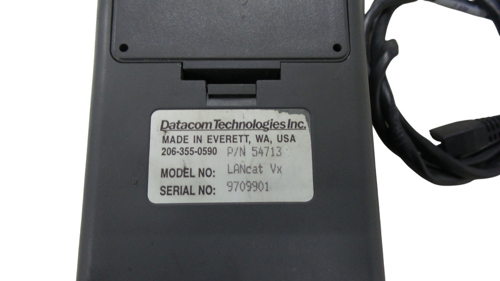 Datacom LANcat Vx Cable Tester Network Analyzer
