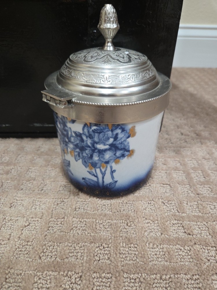 Antique Royal Doulton Biscuit Jar