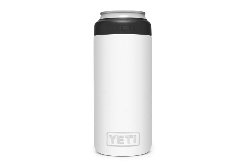 Yeti Rambler Colster Slim White