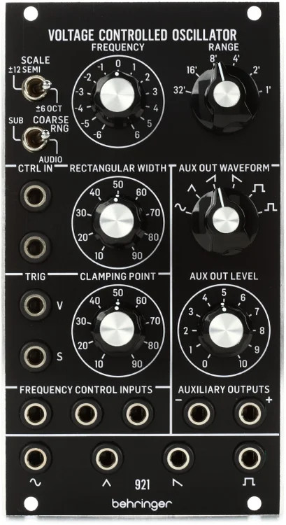 Behringer 921 Voltage Controlled Oscillator - Analog VCO Eurorack Module