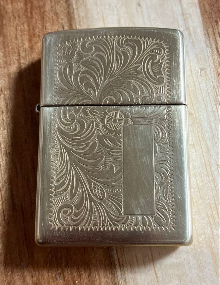 Zippo solid brass Venetian, made in 1996