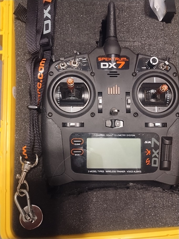 Spektrum DX7 G2 7 Channel Transmitter Mode 2 l Xtra Battery &CASE