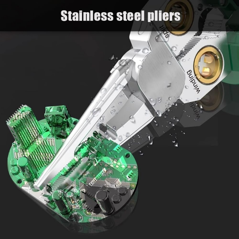 Professional Wire Stripper AWG 18-4/0mm² Cable Cutting & Stripping Tool