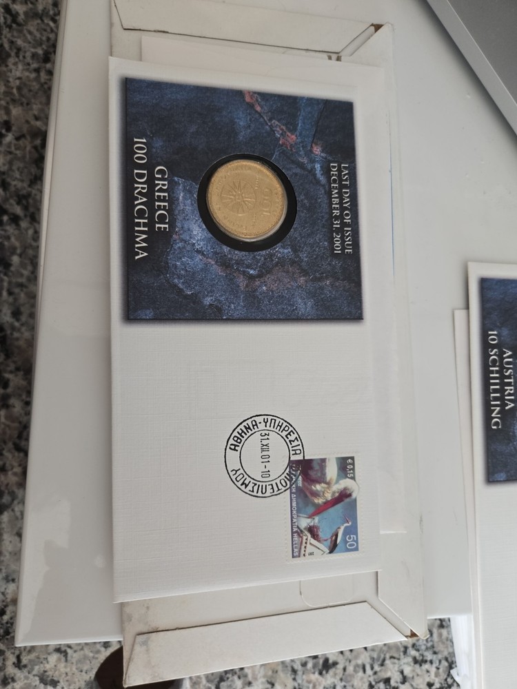 First Day Issue Greece 100 Drachma