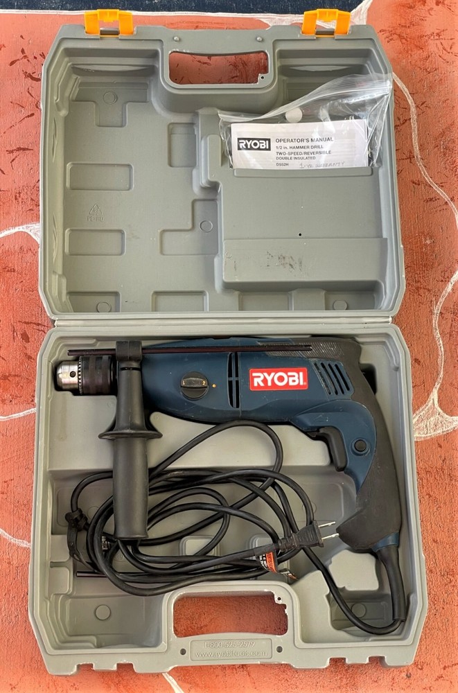RYOBI  1/2 INCH HAMMER DRILL MODEL D-0552-H