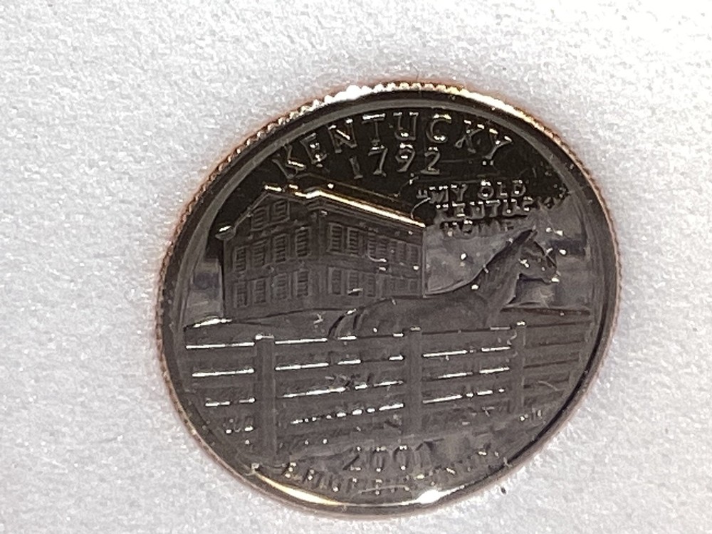 2001 S KENTUCKY DCAM GEM PROOF in GENERIC SLAB