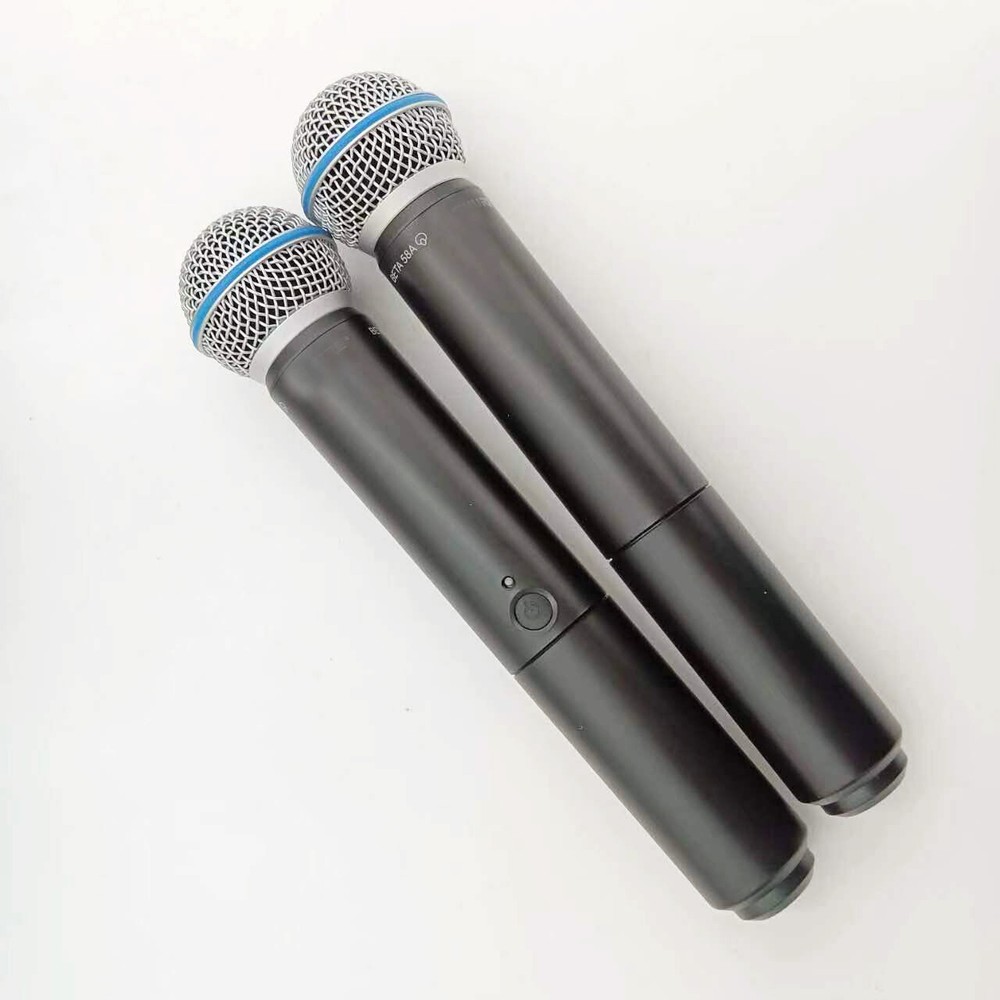 BLX288/BETA58A UHF Wireless Microphone System Handheld Vocal Mics w/Receiver