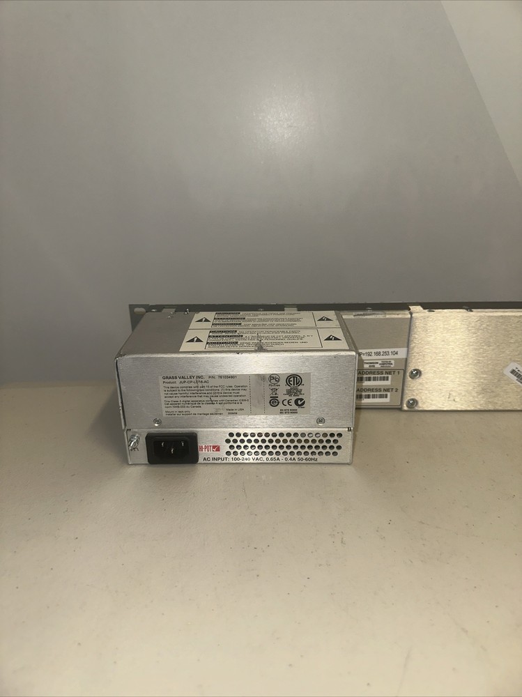 Grass Valley/Jupiter LD16 X-Y Control Panel