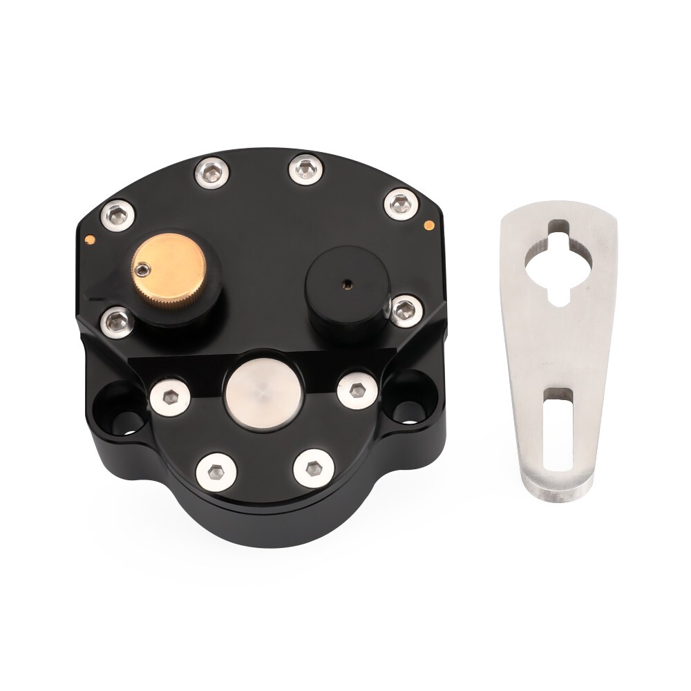 Universal Adjustable CNC Steering Damper Stabilizer Safety Control Kit Black