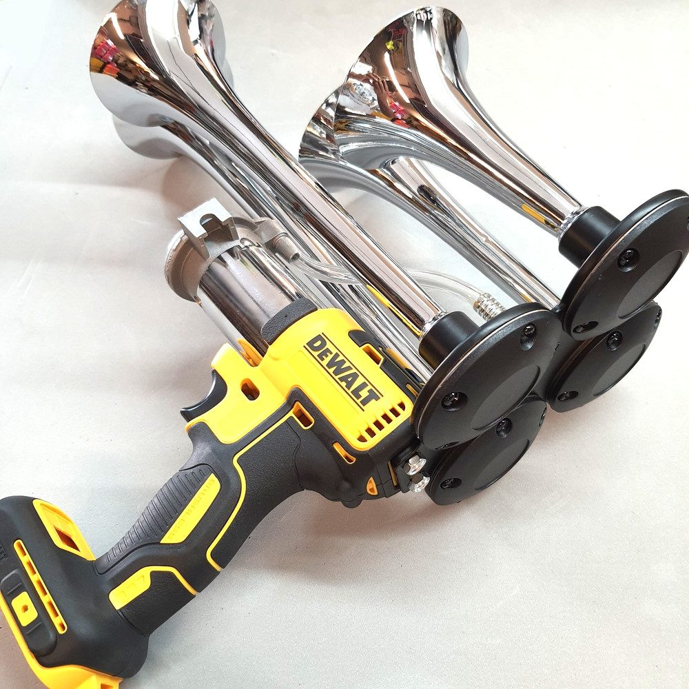 DeWalt Drill Impact Air Train Horn & Long Range (2000 ft) Remote Control 20 volt