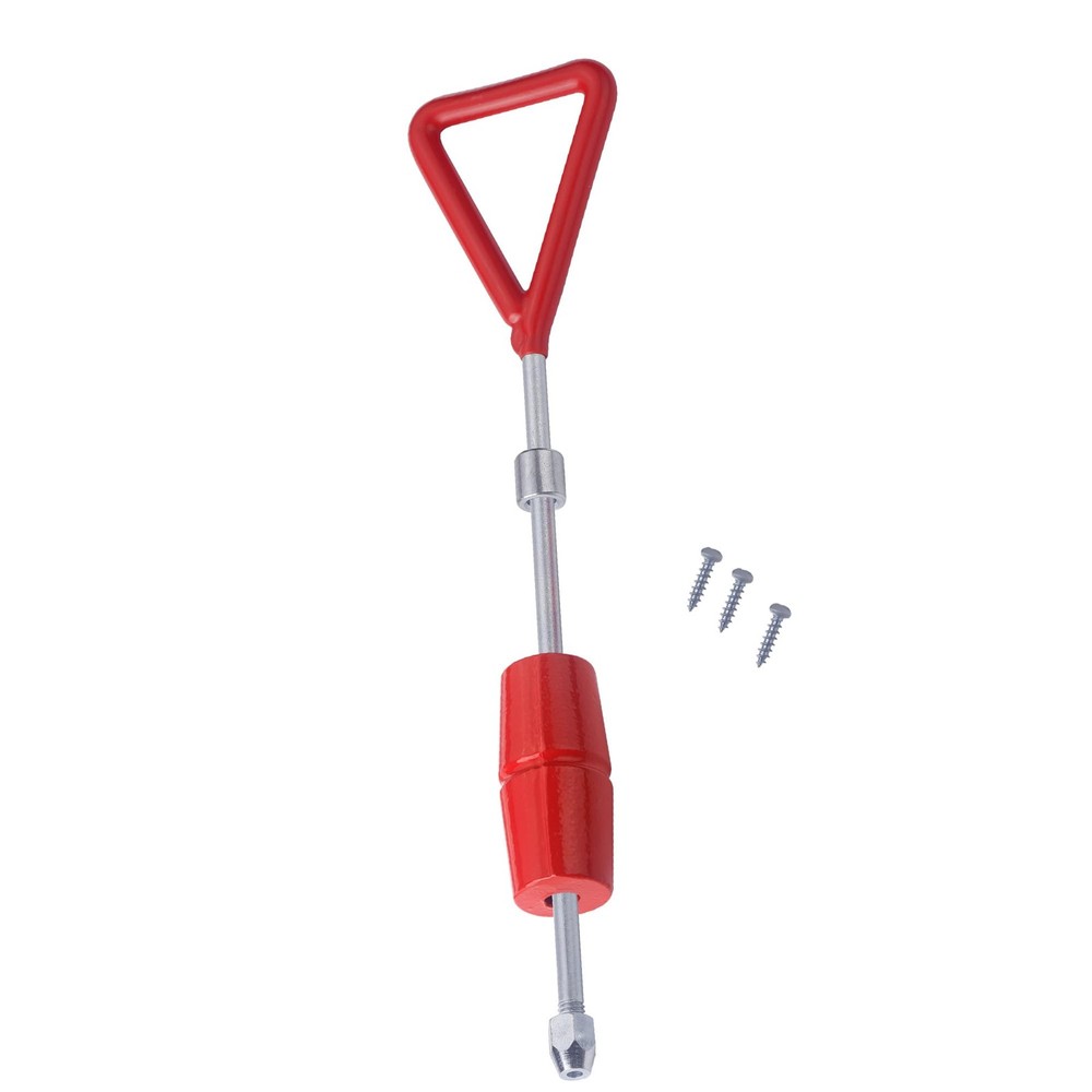 1 LB Slide Hammer with 3 Screw Tips,Dent Puller Kit Auto Red