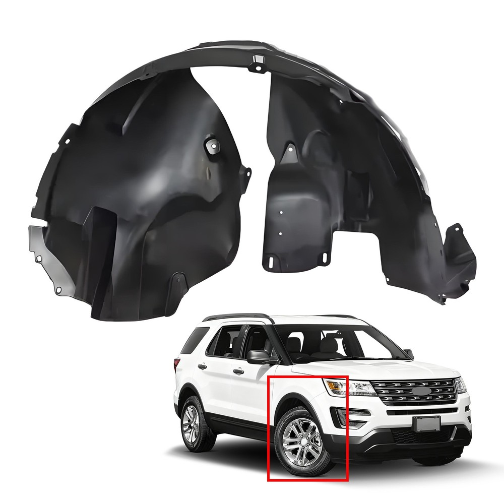 Front Fender Liner Inner Panel For 2016-2019 Ford Explorer Right Side FB5Z16102E