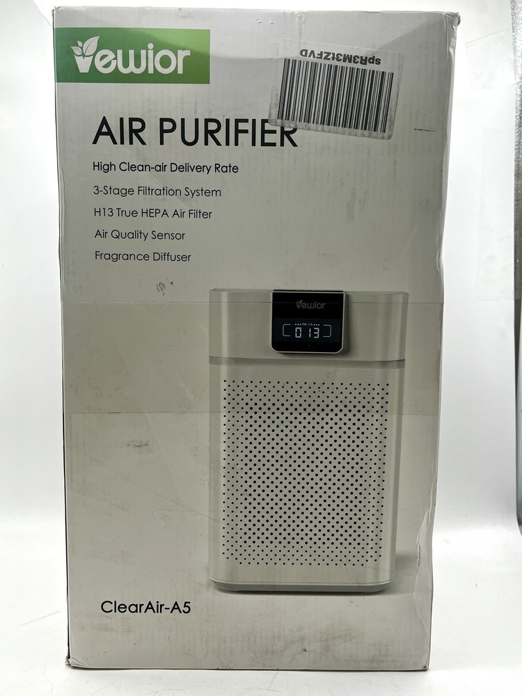 VEWIOR Air Purifier 1800ft² - H13 Filter, Auto Mode, Sleep, Timer, Diffuser