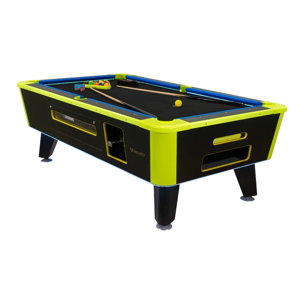 8' Great American Neon Home Billiards Pool Table