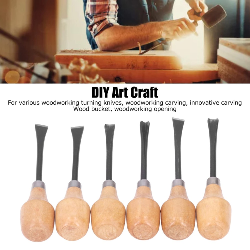 Hand Carving Tool Set Gouges and Woodworking Chisel Set Wood Carving Chisel S...