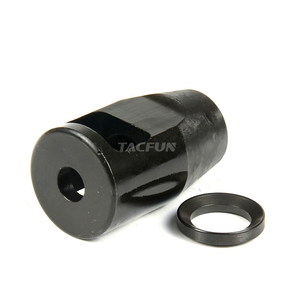 Compact Short Muzzle Brake 1S-P Type 1/2x36 TPI for 9MM