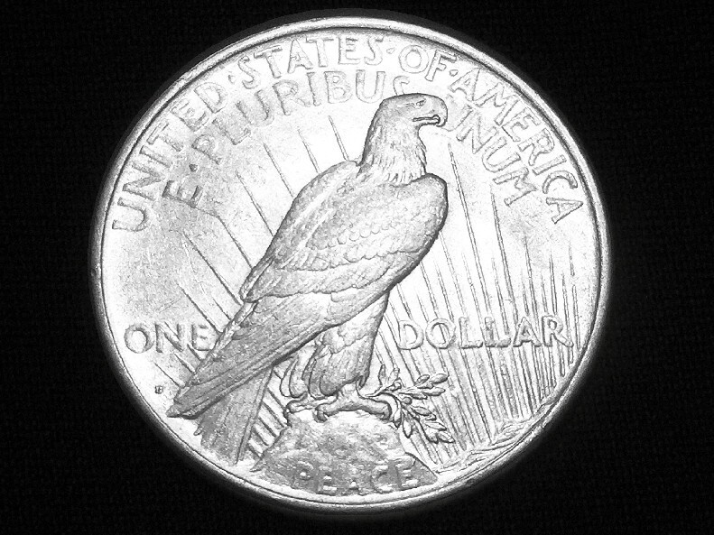 1927-D Peace Dollar --- Almost Uncirculated