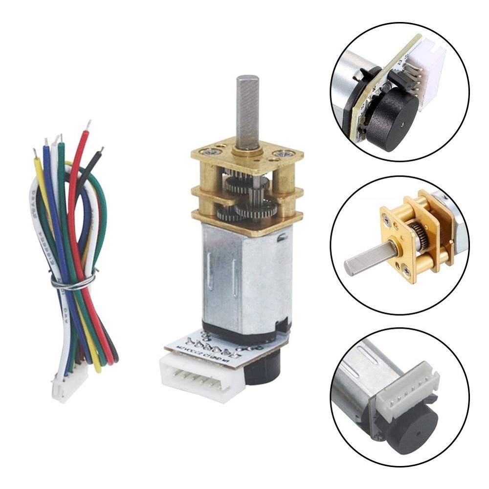 High Torque Metal Gear Motor for GA12 For N20 with Encoder Functionality