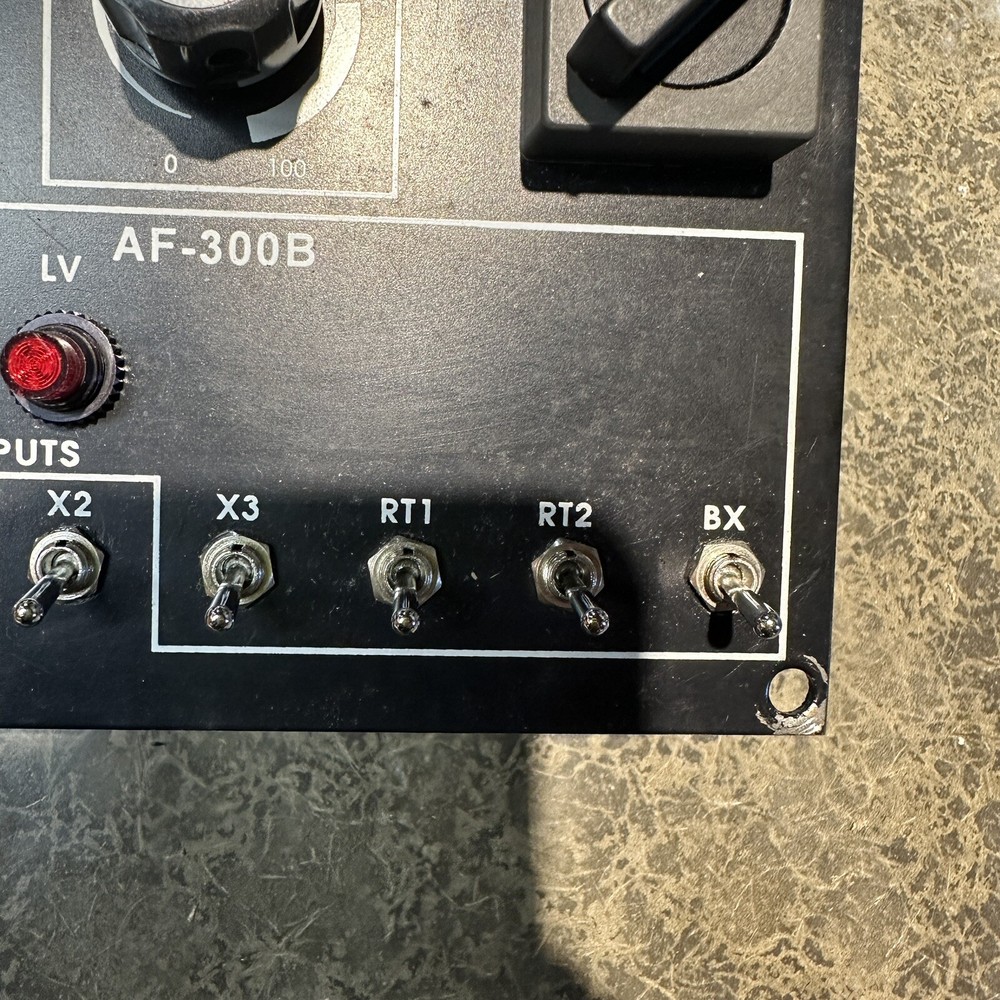 Frequency Adjust Drive Select Control Panel AF-300B Programmable Outputs