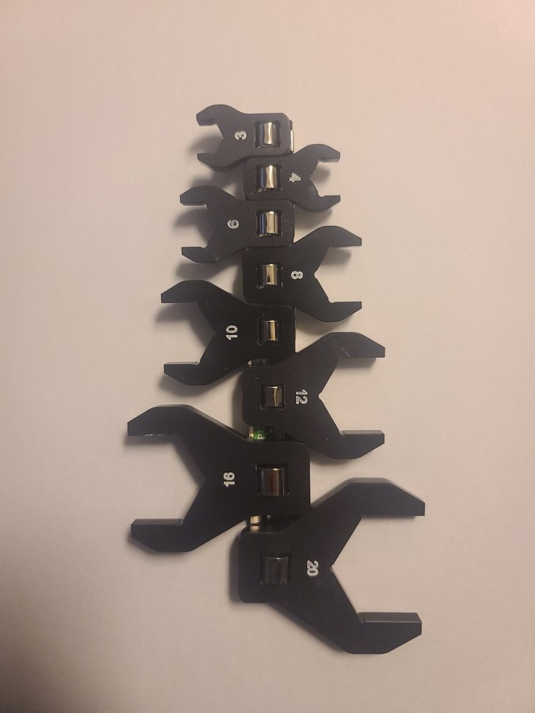 Custom AN Fitting Wrench Aluminum Crowsfoot set