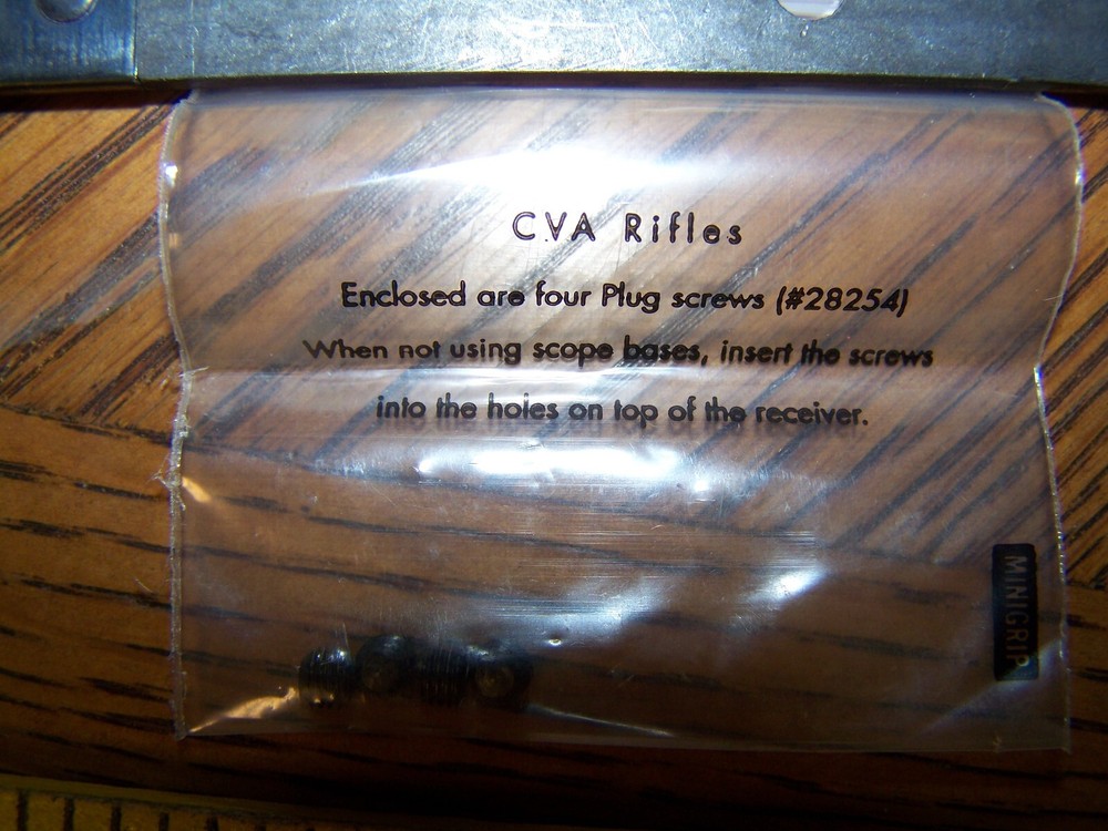 CVA Capper Tool ?? w 4 plug screws #28254