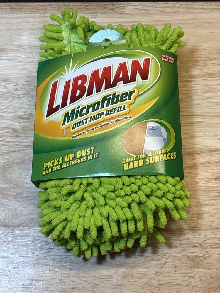 1 Libman Microfiber Dust Mop Refill  # 00196 Replacement Head Imperfect Package