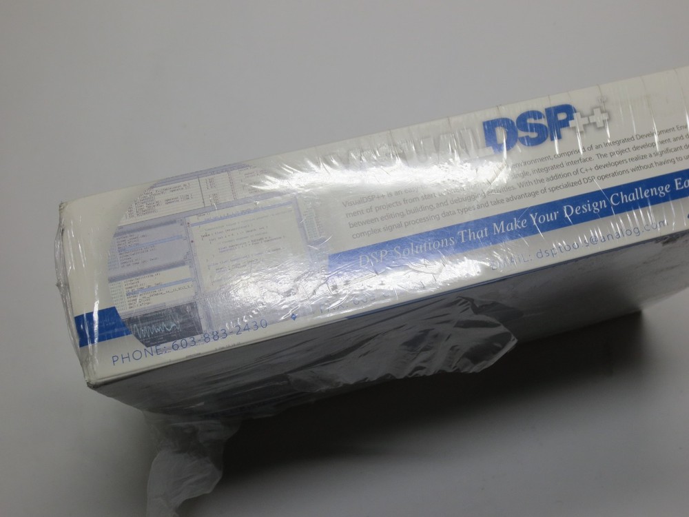 Analog Devices VDSP-SHARC-PC-FULL VisualDSP++ SHARC IDE Software - New Sealed