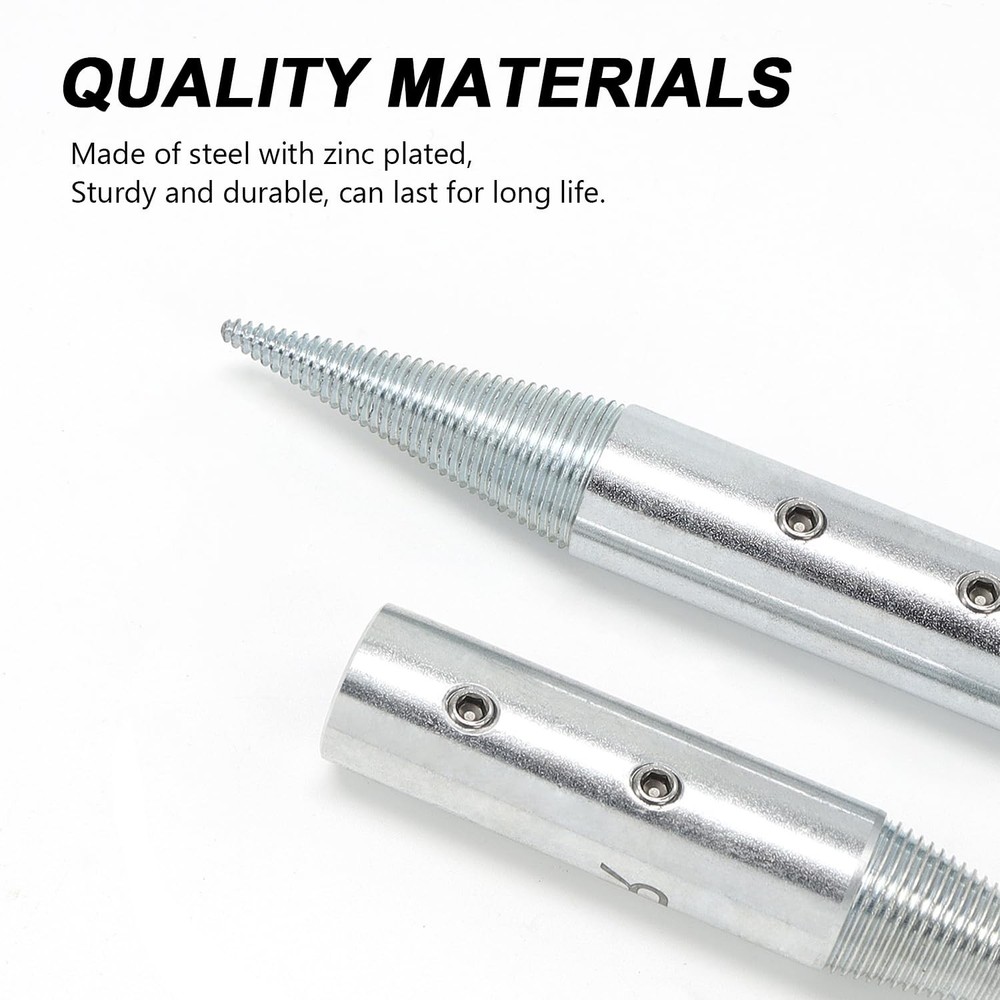 BLSGBUIDING 1/2" Spindle Tapered Threaded Adapter Left & Right Pair