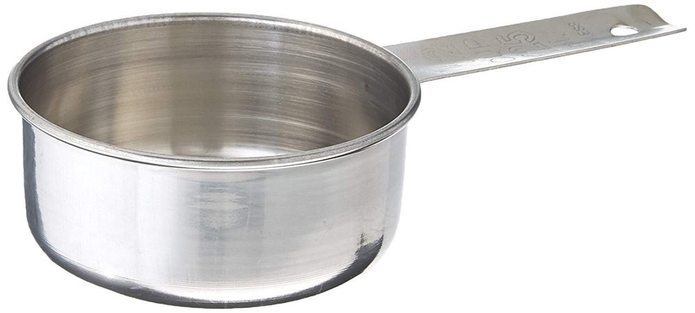 724c 1/2 Cup Stainless Steel Measuring Cup 2pack