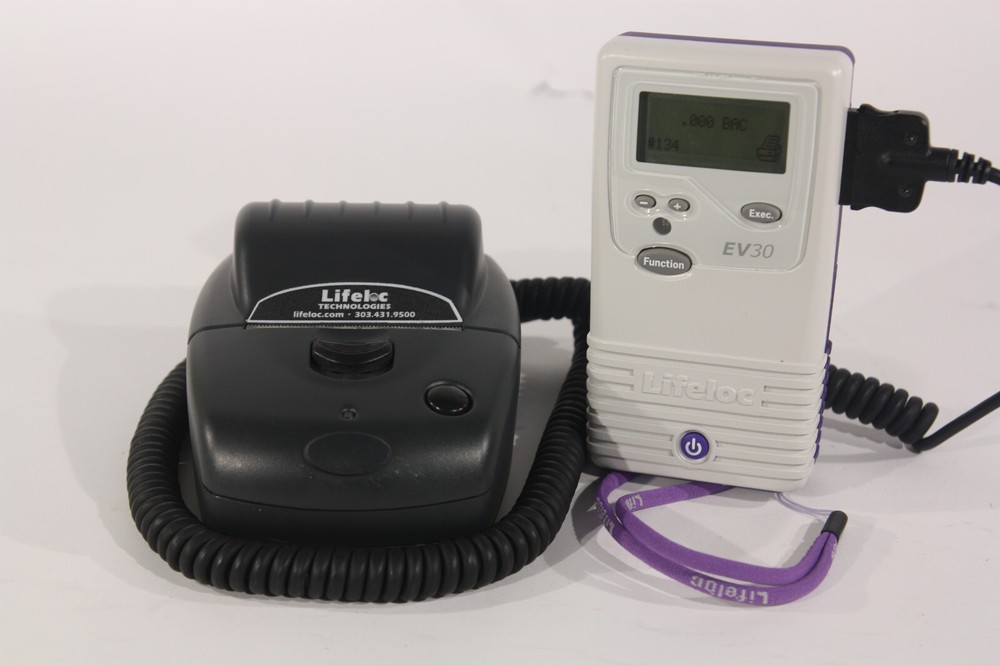 Lifeloc Technologies DOT Approved Evidential Breath Alcohol Tester EV30 +Printer
