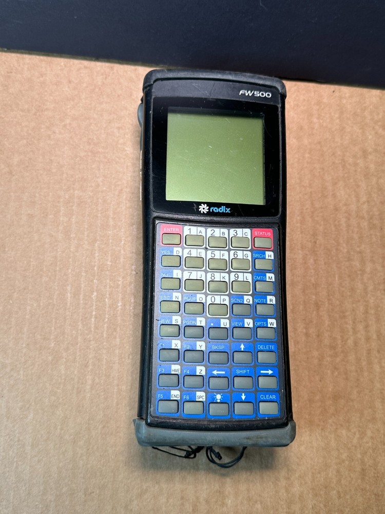 Radix FW500 water meter reading equipment Rugged handheld computer Works!!!