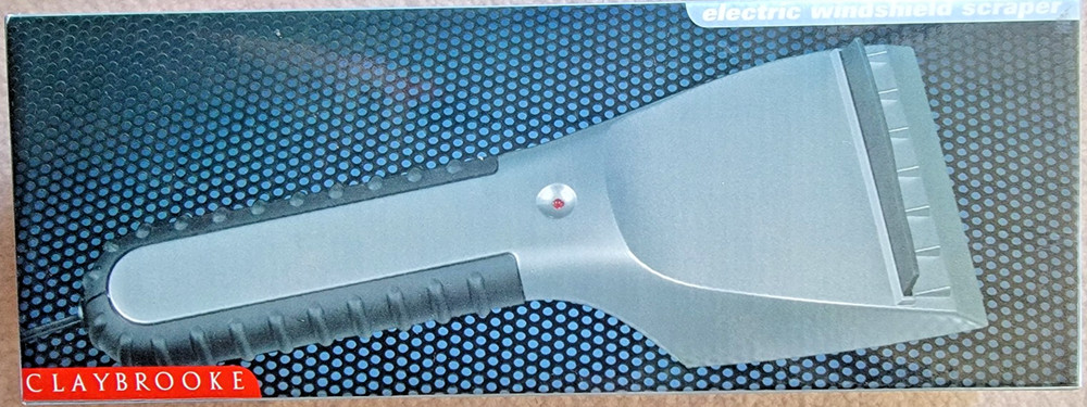 Winter car electric windshield scraper