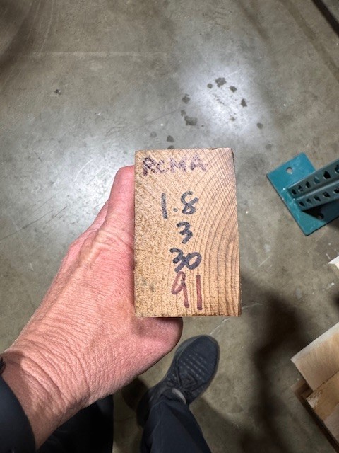 Curly Maple 🍁Roasted Figured Rustic neck blank 1.8"x3"x30" Strat Tele KD