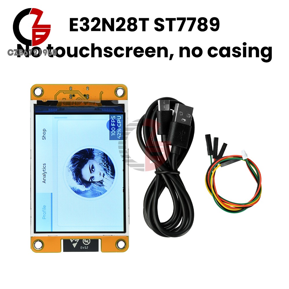ESP32 2.8-inch Touch Display Dual-core 32-bit WiFi Bluetooth Development Board