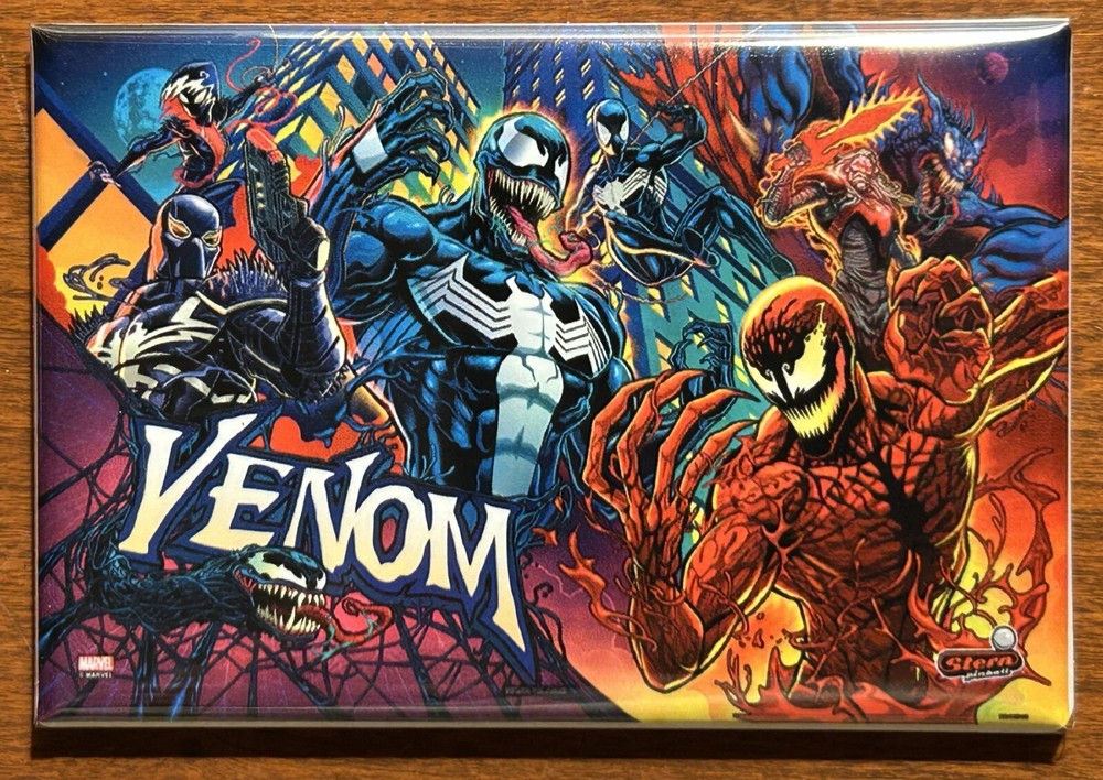 Venom Pinball Fridge Magnet