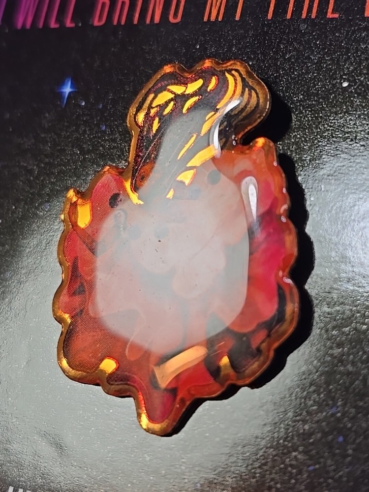 A Phoenix First Shall Burn Lapel Pin I Will Bring My Fire With Me