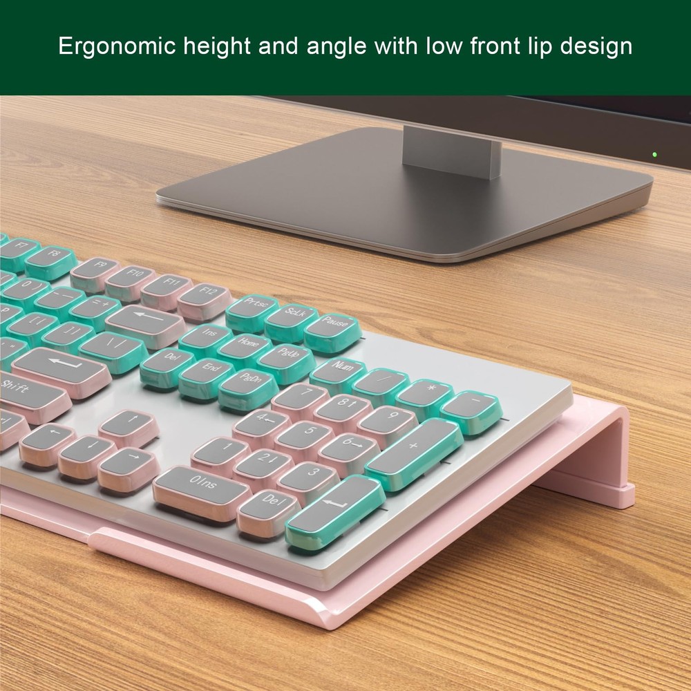 Computer Keyboard Stand Holder - Ergonomic Acrylic Keyboard Stand for Desktop...