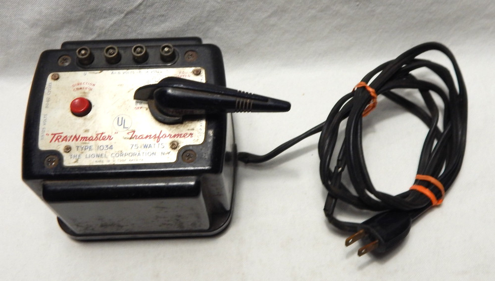 Lionel Trainmaster Transformer Type 1034 75 Watts