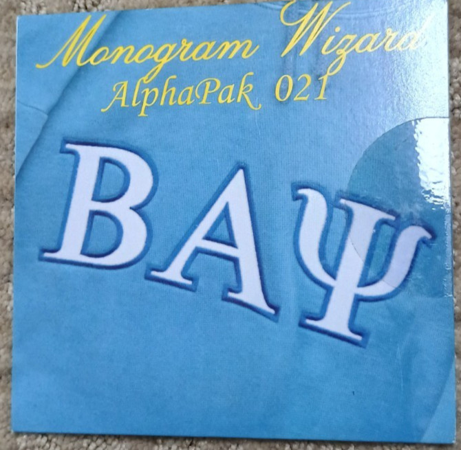 MONOGRAM WIZARD – ALPHA PAK 021 | NEW